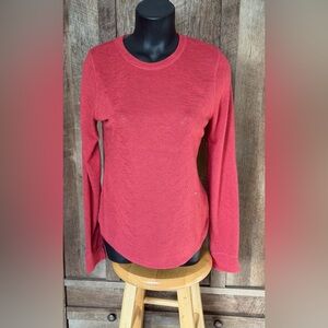 Wasabi + Mint Women's Red Long Sleeve Top